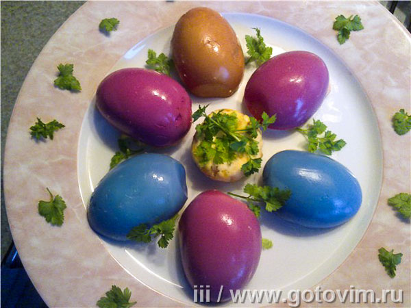 Photo of Разноцветные фаршированные яйца. Рецепт с фото