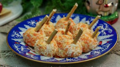 Photo of Закусочные шарики с соленой сельдью и морковью. Рецепт с фото