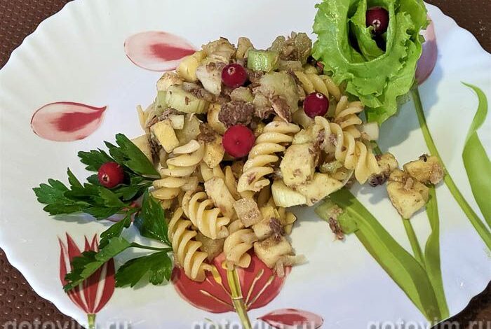 Photo of Салат с тунцом и макаронами. Рецепт с фото